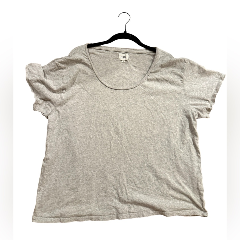 Excellent Condition - MATE the Label Organic Cotton Scoop Neck Tee - XL